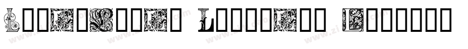 Ornamental Initials B字体转换